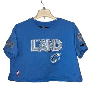 NBA CLEVELAND CAVALIERS CITY EDITION 24-25 WOMEN'S SINGLE JERSEY BOXY TEE SMALL
